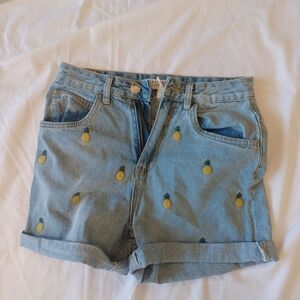 Streetwear Society Pineapple Denim Shorts